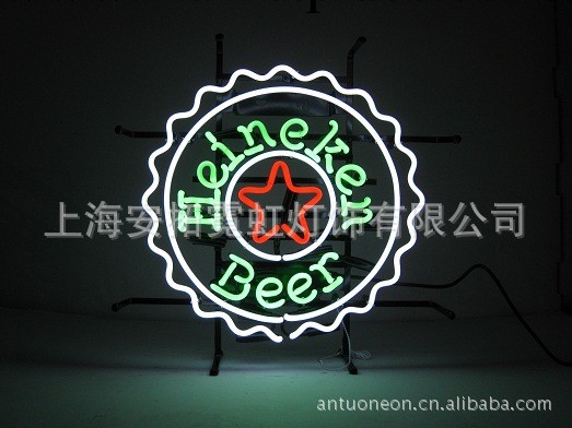 供應Heineken Beer neon sign 霓虹燈 吊牌 廣告牌工廠,批發,進口,代購