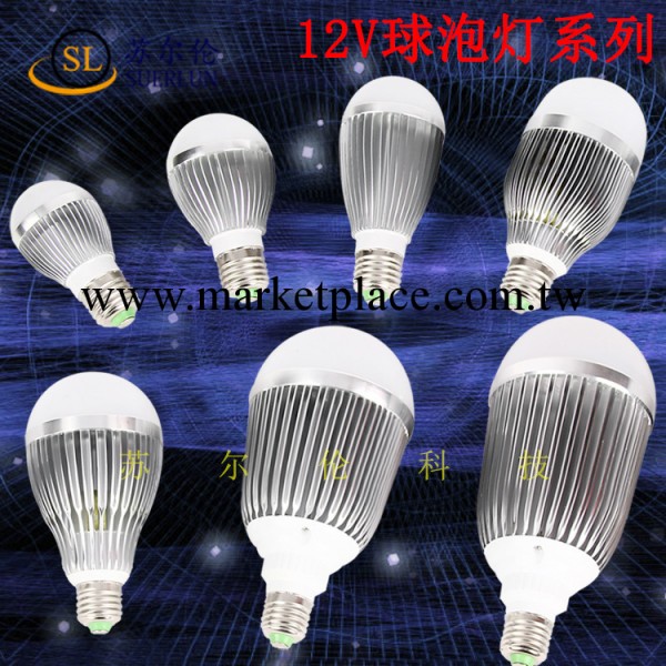 LED12V球泡燈3W5W7W9W12W15W18WE14E27GU10燈頭適用太陽能供電工廠,批發,進口,代購