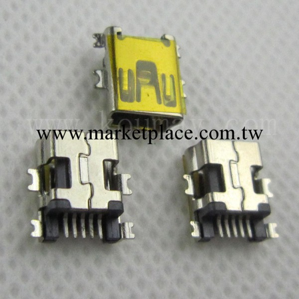 沉板式MINI USB-5p插座/沉板USB連接器工廠,批發,進口,代購