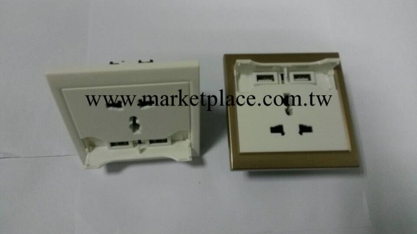 廠傢直銷USB充電墻壁插座多功能工廠,批發,進口,代購