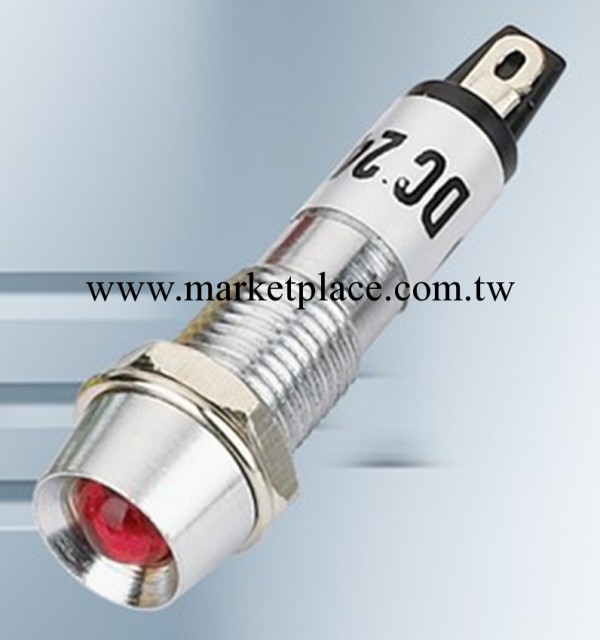 CNLEDA 樂達電子8MM 金屬電源指示燈 XD8 220V 12V 24V 紅 綠 黃工廠,批發,進口,代購