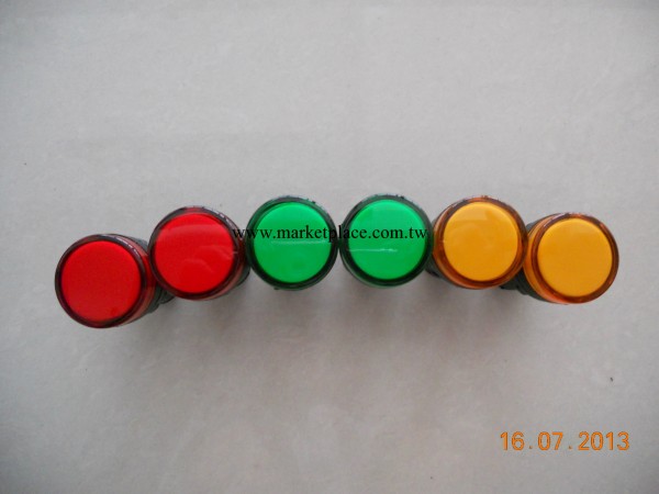 供應22Ф上海二工LED信號指示燈AD16-22D/S 紅綠黃白 AD16指示燈工廠,批發,進口,代購