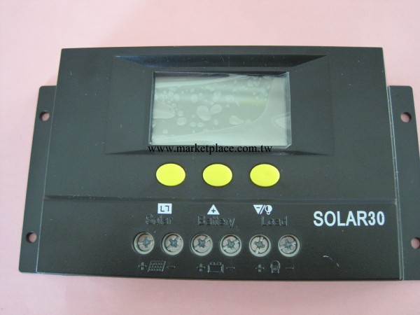 12/24v 帶LCD顯示 智能型 太陽能控制器 30A工廠,批發,進口,代購