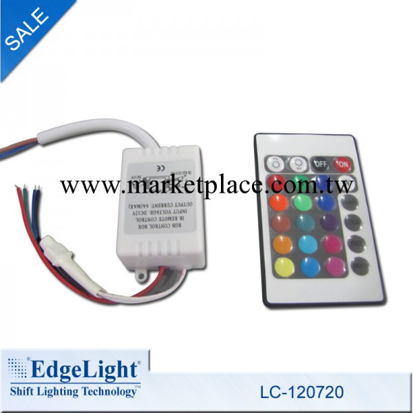 促銷LED 24鍵紅外控制器RGB控制器調光器72W 12V工廠,批發,進口,代購
