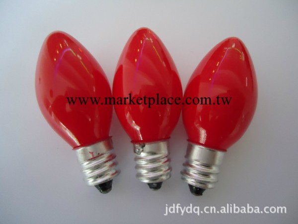 供應C7燈泡  /鋁紅        小紅燈泡    501燈泡   蠟燭燈泡工廠,批發,進口,代購