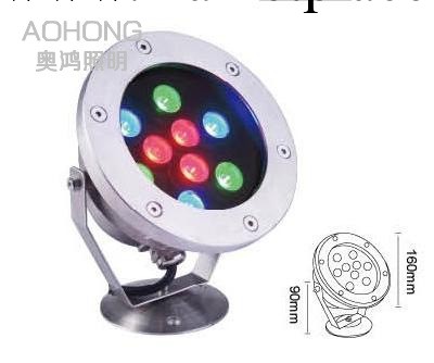 [品質保證]LED水底燈 AH-SD3207 LED 水底燈 led不銹鋼水下燈工廠,批發,進口,代購