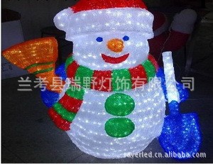 廠傢生產led聖誕裝飾雪人造型(動物造型）批發・進口・工廠・代買・代購