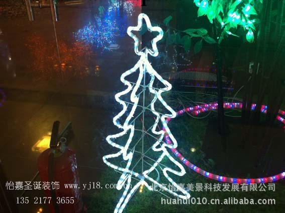 聖誕樹 燈管聖誕樹 LED燈管制作的聖誕樹造型批發・進口・工廠・代買・代購