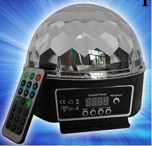 批發遙控水晶魔球 LED六色聲控圖案水晶魔球 KTV包房聲控舞臺燈光工廠,批發,進口,代購