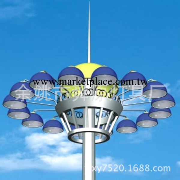 碼頭高桿燈 廣場高桿燈 飛機場15-40米高桿燈 自動降式框架式燈工廠,批發,進口,代購