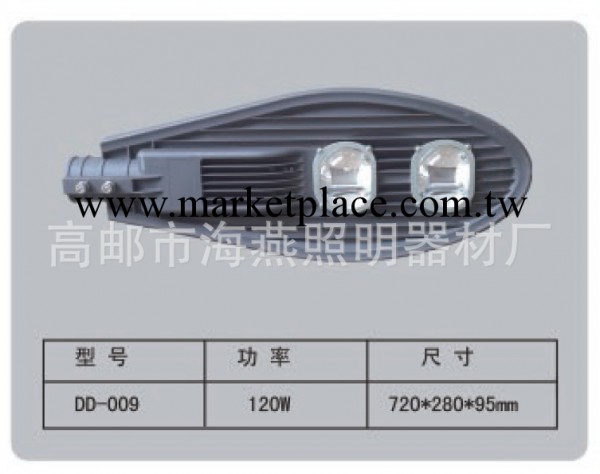 集成LED路燈外殼 兩顆集成LED路燈外殼  60W-120W集成LED路燈外殼工廠,批發,進口,代購