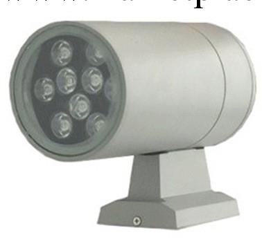熱銷9w圓形大功率LED戶外壁燈 LED照明燈具 LED單頭壁燈工廠,批發,進口,代購