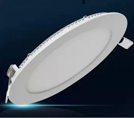 超薄12W時尚LED麵板燈平板燈 圓形暗裝嵌入式LED室內辦公照明工廠,批發,進口,代購