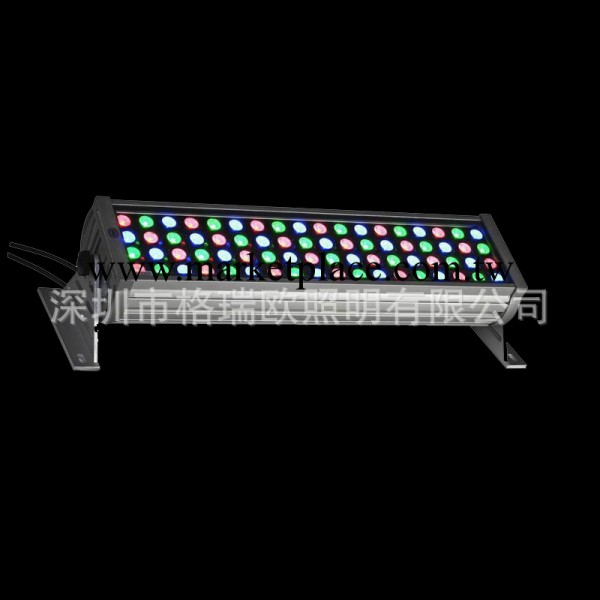 大功率LED洗墻燈，72W/48W，92mm寬兩排三排，暖白紅綠藍RGB七彩,批發・進口・工廠・代買・代購