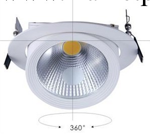 廠傢直銷LED筒燈 360度角度自由調整 3-8寸COB筒燈 專業生產批發・進口・工廠・代買・代購