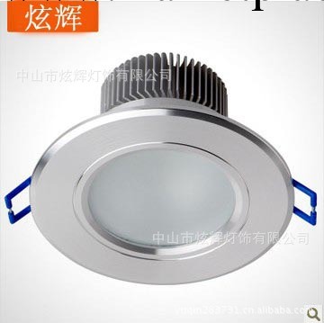 筒燈2.5寸led筒燈3w全套天花燈防霧節能防眩光 加厚款工廠,批發,進口,代購