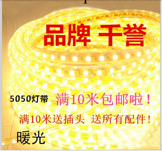 5050燈帶  高壓燈帶 LED燈帶 貼片燈帶 臥室客廳軟燈帶工廠,批發,進口,代購