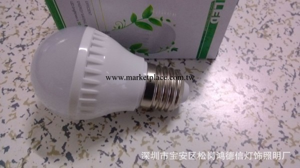 LED塑料球泡燈 聲光控球泡燈 led球泡燈 球泡燈 3W球泡工廠,批發,進口,代購