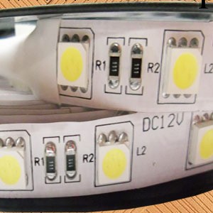 光子照明12V LED燈帶 5050高亮櫃臺櫥櫃燈帶廠傢直銷工廠,批發,進口,代購