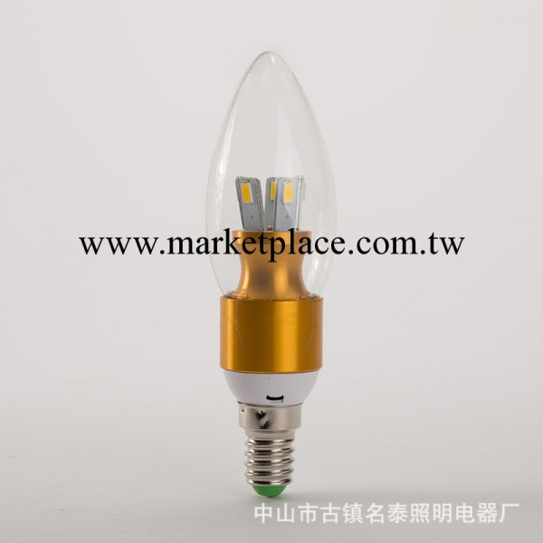 led蠟燭燈 貼片尖泡 3W 5W e14鏍口 拉尾 古鎮廠傢批發工廠,批發,進口,代購