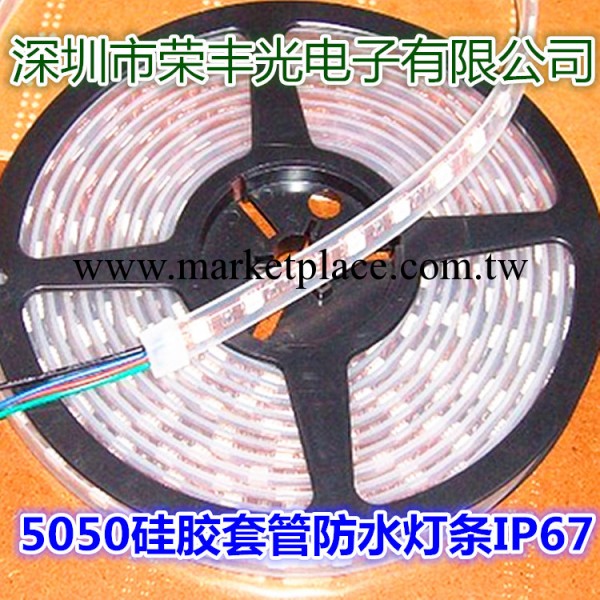 5050LED矽膠套管防水燈條  60燈一米12V工廠,批發,進口,代購