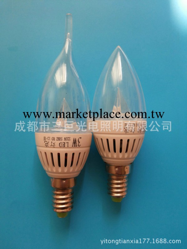 專業供應LED節能燭泡 led尖泡蠟燭燈 小功率燭泡 LED3W燭泡工廠,批發,進口,代購