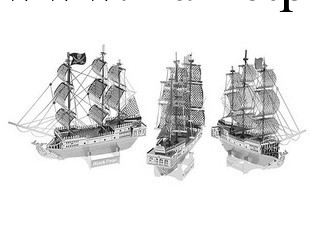 香港ZOYO正品仿真模型海盜船3D立體拼圖益智玩具批發・進口・工廠・代買・代購