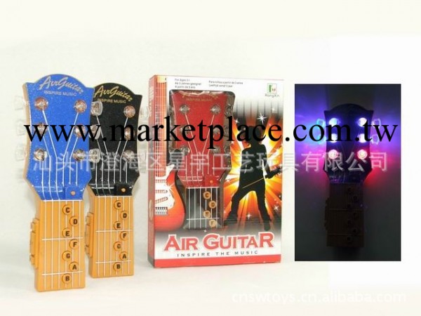 風靡日本air guitar 空氣吉他 炫風吉他 紅外線表演 帶六閃燈工廠,批發,進口,代購