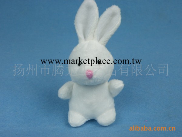 毛絨玩具 小兔子 7.5cm小白兔 價格便宜 聖誕兔工廠,批發,進口,代購