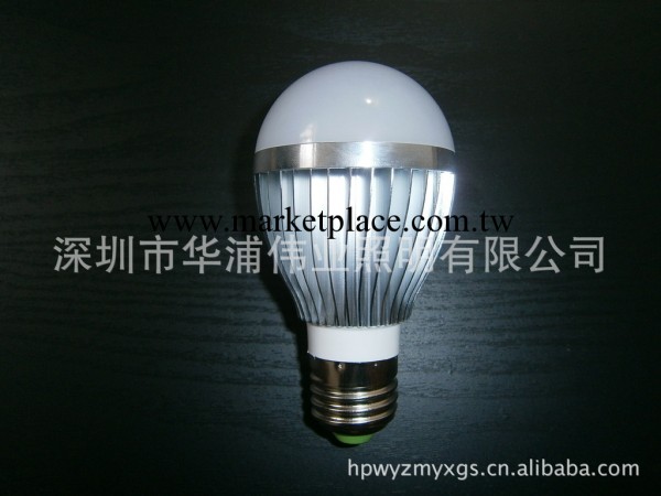 廠傢直銷 可調光球泡燈 5W 貼片調光球泡 可控矽調光led球泡220v工廠,批發,進口,代購