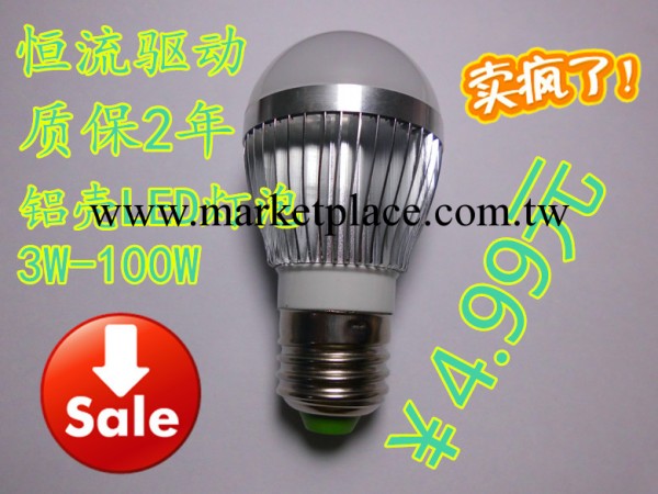 鋁殼LED燈泡3-12W套件半成品工廠,批發,進口,代購