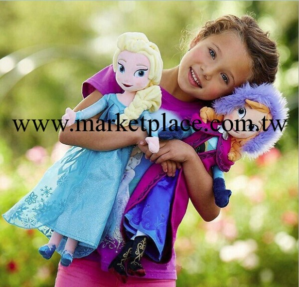 廠價現貨Disney原單正版冰雪奇緣 公主---Anna安娜毛絨玩具娃娃工廠,批發,進口,代購