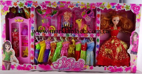 70cm超大禮盒芭芘芭比娃娃套裝 兒童過傢傢 女孩最愛換裝玩具工廠,批發,進口,代購