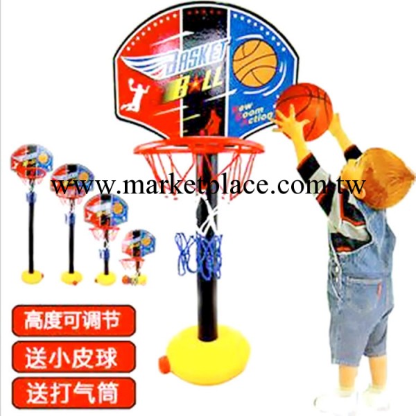 新款兒童體育運動投籃用品 可升降調節塑料籃球架配籃球打氣筒工廠,批發,進口,代購
