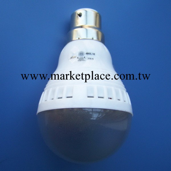品牌正品 卡口 正白3.5瓦磨砂罩60mm普及型LED超級節能照明球泡燈工廠,批發,進口,代購