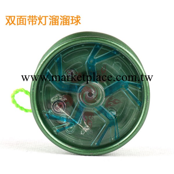 益智玩具 yoyo球 帶燈合金單軸承悠悠球 金屬閃光溜溜球 批發批發・進口・工廠・代買・代購