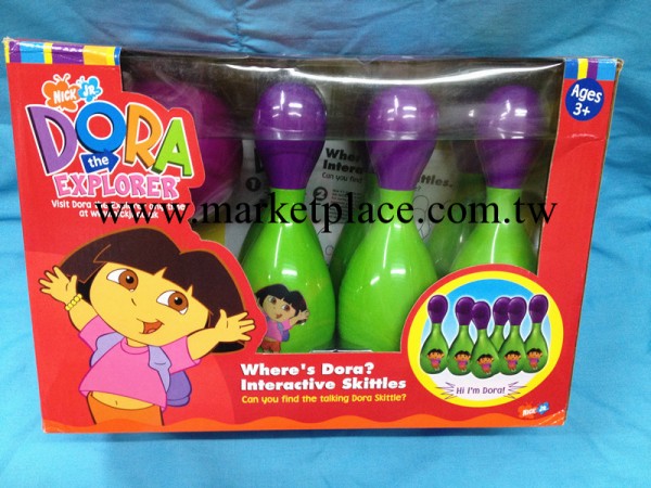 尾單正品朵拉系列Dora保齡球套裝兒童運動休閒玩具會說話的保齡球批發・進口・工廠・代買・代購