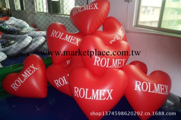 PVC充氣心形氣球 紅色心形充氣球 廣告充氣球 心形升空充氣球批發・進口・工廠・代買・代購