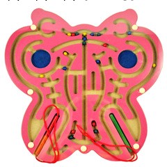 依旺 木制兒童益智玩具 3歲以上開發智力 磁性運筆迷宮 蝴蝶迷宮工廠,批發,進口,代購