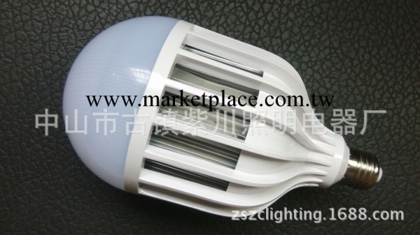 爆款 大角度 LED球泡燈 塑料球泡  高亮 帶散熱24瓦球泡燈批發・進口・工廠・代買・代購