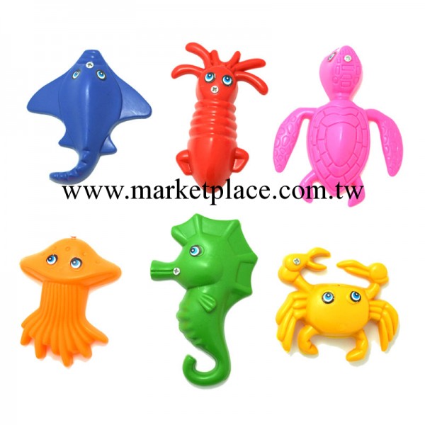 磁性釣魚玩具 小號單麵魚6款 兒童釣魚/過傢傢玩具 廠傢直銷批發・進口・工廠・代買・代購