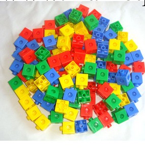 積木兒童塑料拼接積木小方塊350g百變益智玩具幼兒園早教益智積木工廠,批發,進口,代購