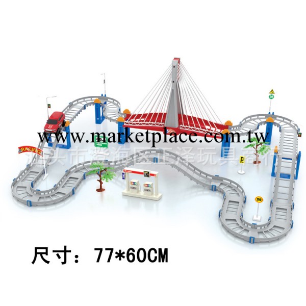 105657 小男孩玩具 電動軌道車套裝 汽車拼裝軌道玩具 不脫軌工廠,批發,進口,代購