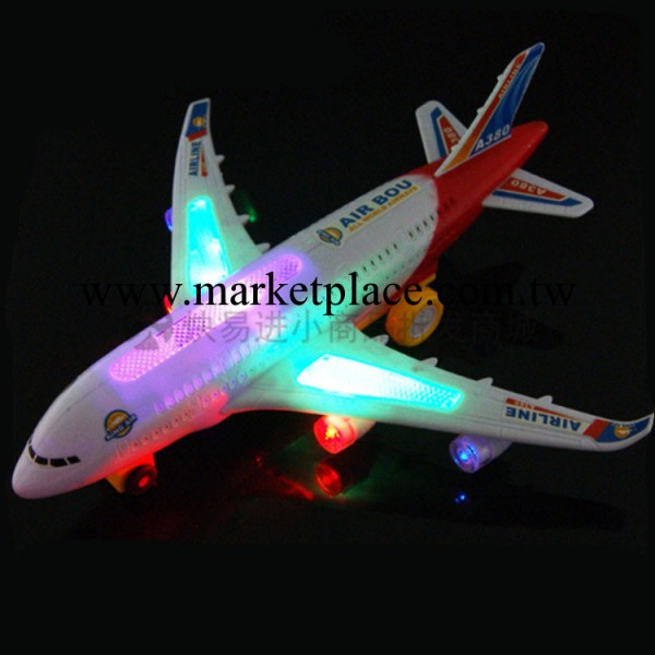 【鎮店之寶】161空客A380 電動萬向音樂燈光 超炫兒童玩具飛機工廠,批發,進口,代購