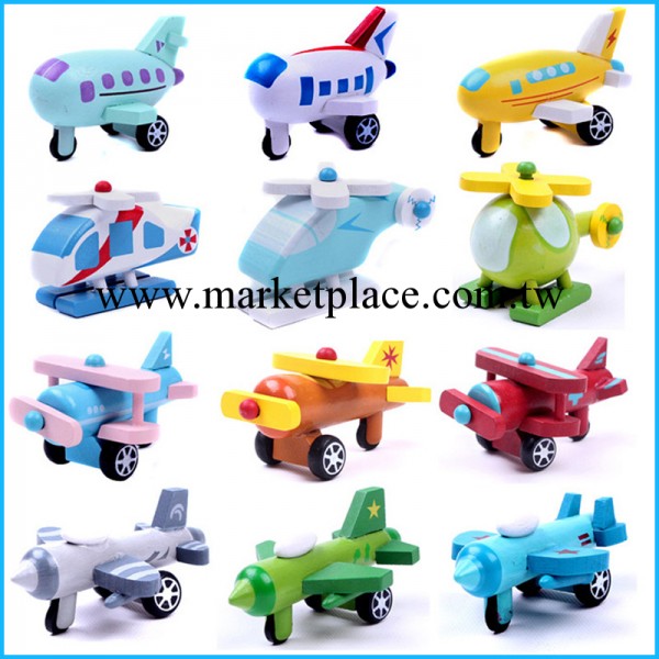 日本原單wooden minicar木質迷你飛機系列 木制兒童玩具 一套12款批發・進口・工廠・代買・代購