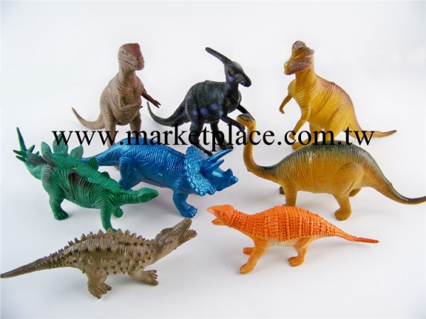 澄海恐龍地攤兒童靜態模型玩具 環保塑膠8件套袋裝恐龍 動漫F283工廠,批發,進口,代購