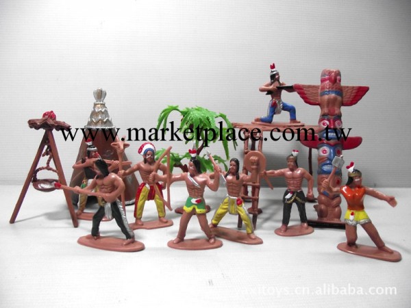印第安人模型玩具 部落人物 美洲原著民 人偶造型批發・進口・工廠・代買・代購