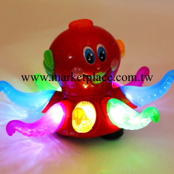 八爪魚章魚兒童電動玩具萬向燈光旋轉音樂兒童嬰兒玩具 批發特價工廠,批發,進口,代購