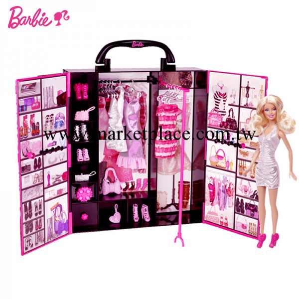 美泰 Barbie 芭比娃娃 芭比夢幻衣櫥套裝手提禮盒X4833批發・進口・工廠・代買・代購