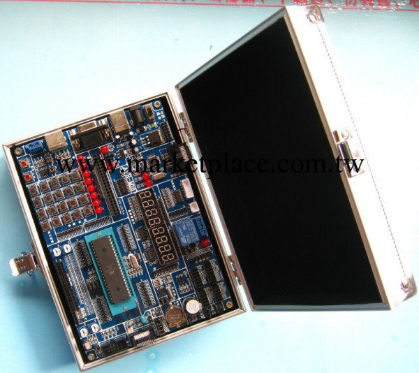 ATMEGA16全功能實驗板 AVR開發板 板載USB下載器 送液晶工廠,批發,進口,代購